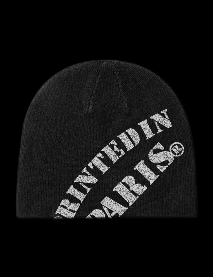 Black and White beanie